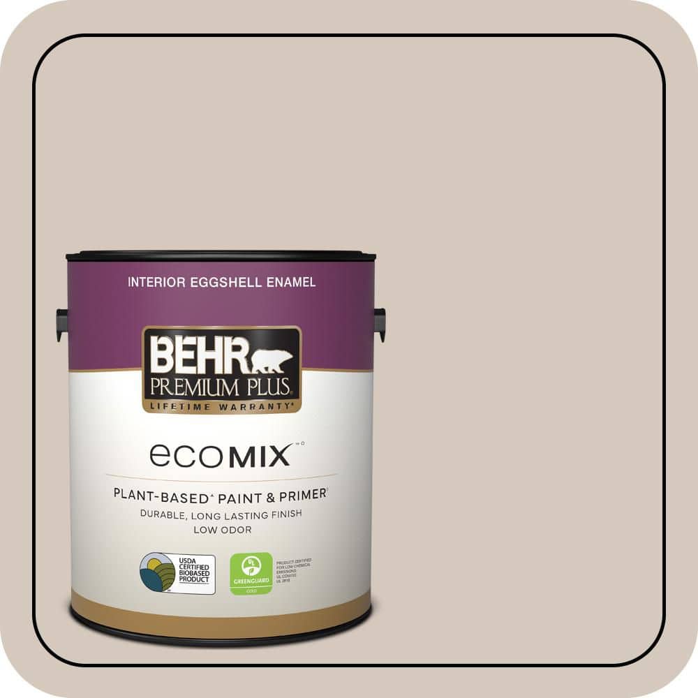 1 gal. #N230-2 Old Map Eggshell Enamel EcoMix Plant-Based Interior Paint & Primer price history on PriceWatchPro