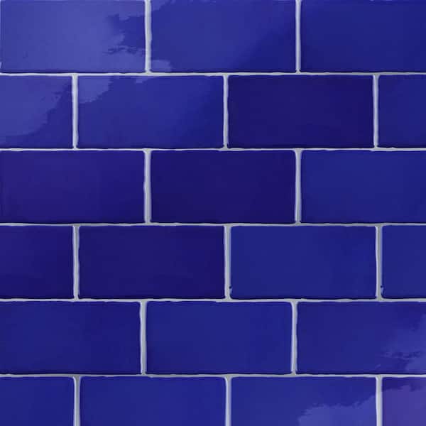 Viva Azul 3 in. x 6 in. Ceramic Wall Tile (4.16 sq. ft./Case)