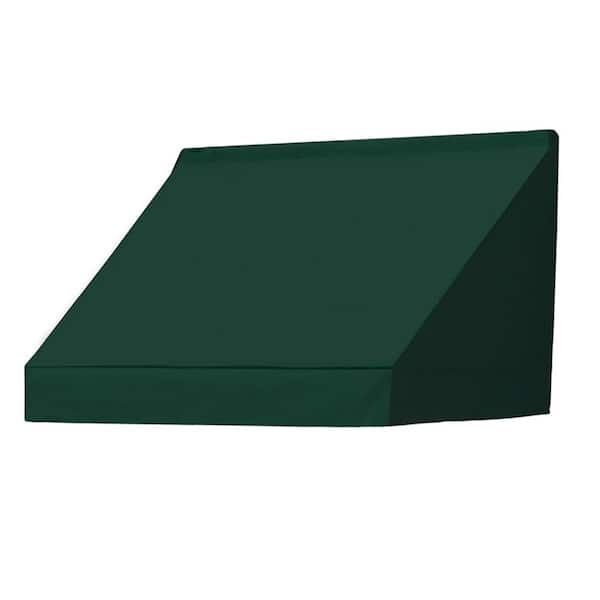 Awnings in a Box 4 ft. Classic Manually Retractable Awning (26.5 in. Projection) in Forest Green