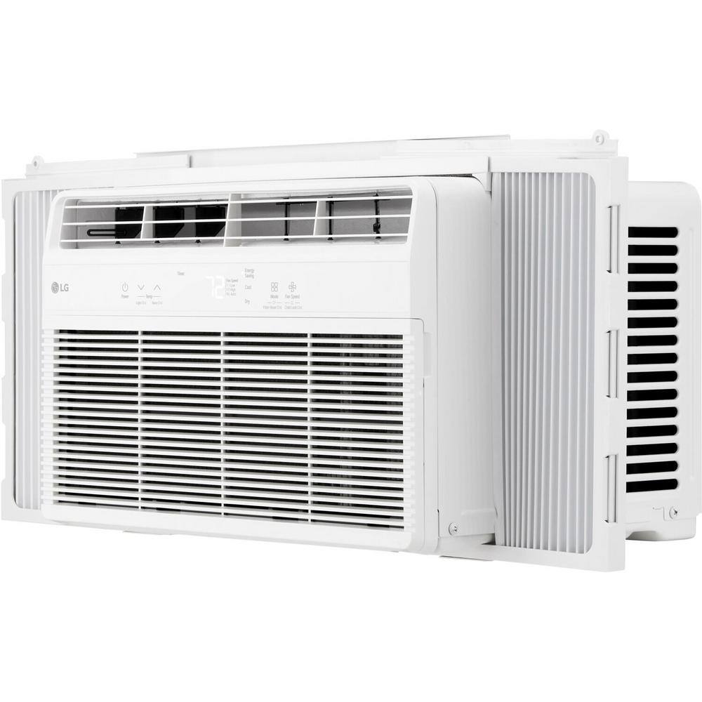 LG 6,000 BTU White Window Air Conditioner with Remote