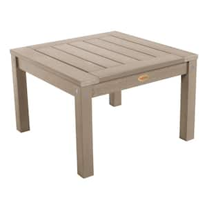 Adirondack Woodland Brown Square Recycled Plastic Outdoor Side Table