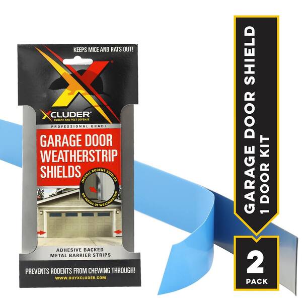 Xcluder 2 In Garage Door Rodent Shield Seal Stainless Steel 162940 The Home Depot - How To Seal Garage Door Keep Rodents Out