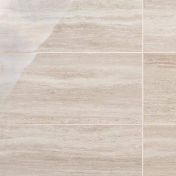 Ivy Hill Tile Rumor Taupe 23.62 in. x 23.62 in. Matte