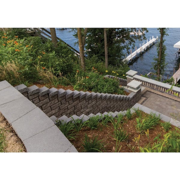 Universal 4 in. H x 18 in. W x 11 in. D Sandstone Concrete Wall Cap (45 Pieces/67.5 Lin. ft. / Pallet)
