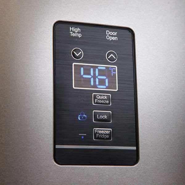 Stainless Steel 60" Side-by-Side Refrigerator with Ice Maker