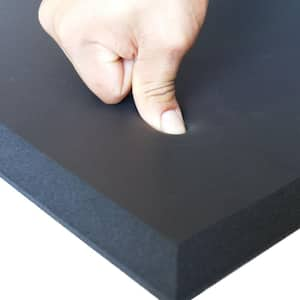 Comfort Cloud Black 18 in. x 24 in. Foam Comfort Mat