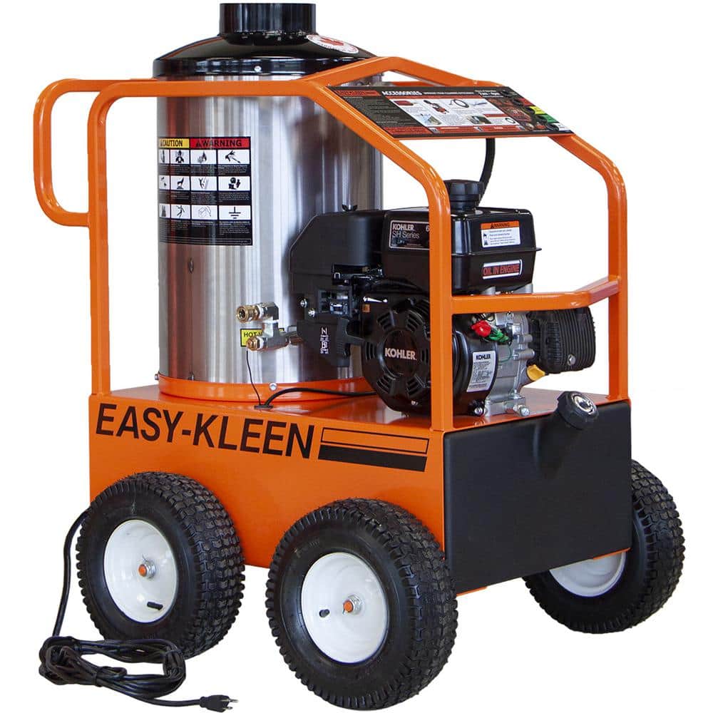 Commercial 2700 PSI 3 GPM Gasoline Driven Hot Water Pressure Washer -  Easy Kleen, EZO2703G