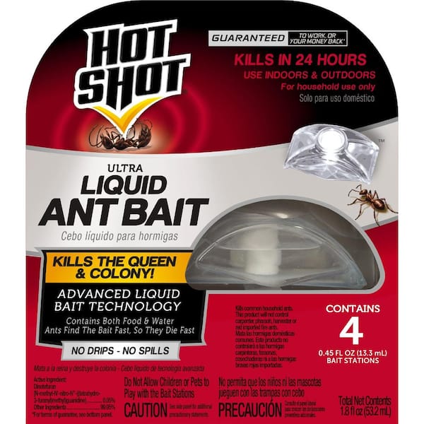 Hot Shot Ultra Liquid Ant Bait (4-Count)