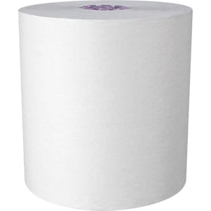 White Fast Change, Unperforated Essential Hard Roll Paper Towels (6-Rolls)
