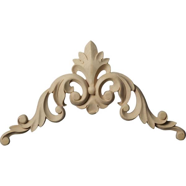 Ekena Millwork Raymond 1 in. x 8 in. x 8 in. Unfinished Alder Large Corner Moulding