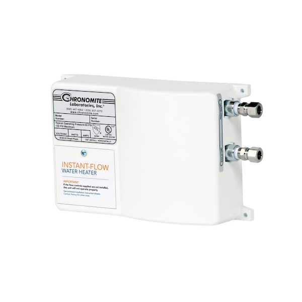 Chronomite Instant-Flow Micro-Standard Flow .65 GPM Point of Use Electric Tankless Water Heater, 30 Amp, 277-Volt, 8310-Watt, 110°F