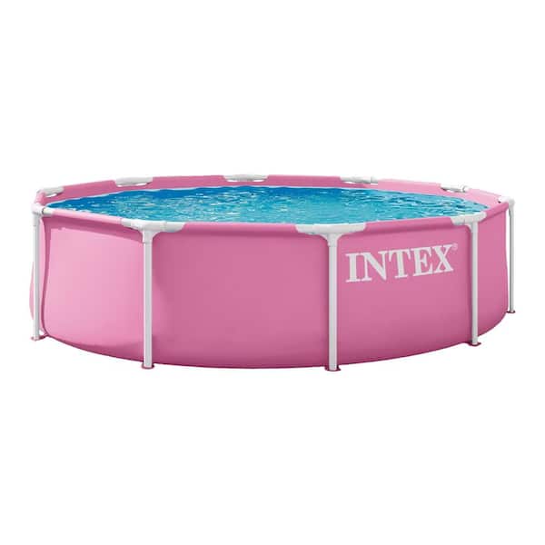 10 ft. Metal Frame Round 30 in. Above Ground Swimming Pool