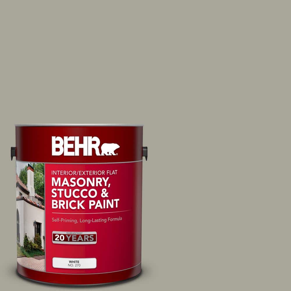 1 gal. #N370-4A Historical Gray Flat Masonry, Stucco and Brick Interior/Ext