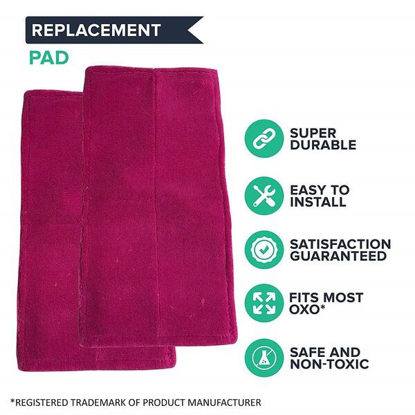 OXO Good Grips Microfiber Floor Duster with Fringe Replacement Pad