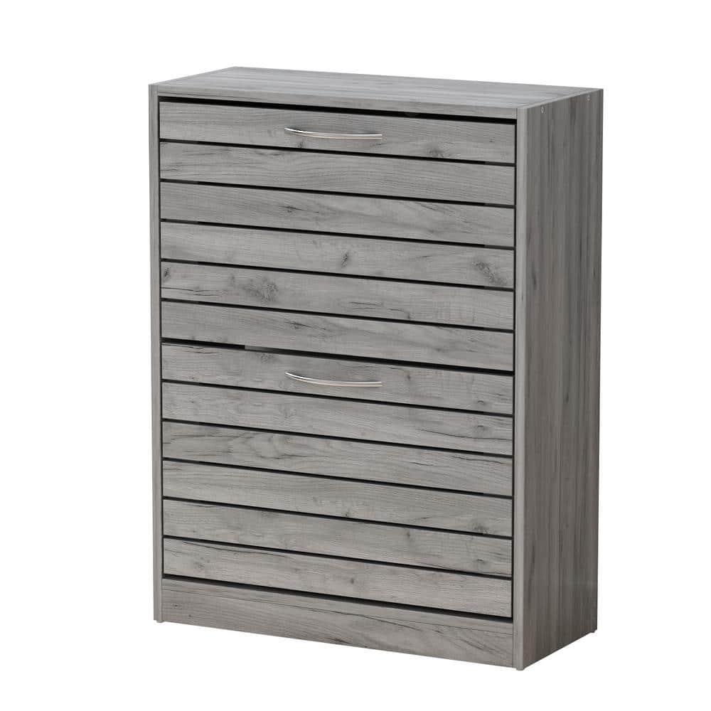 Big in the Fergi ブラインドボックス Tidoin 42-Gal. Large Space Storage Box in Gray FLY-YDW66