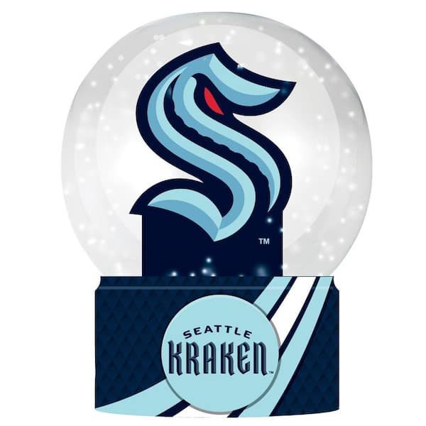 Evergreen Enterprises Seattle Kraken 5 in. Multicolor Glass Tabletop Snow Globe