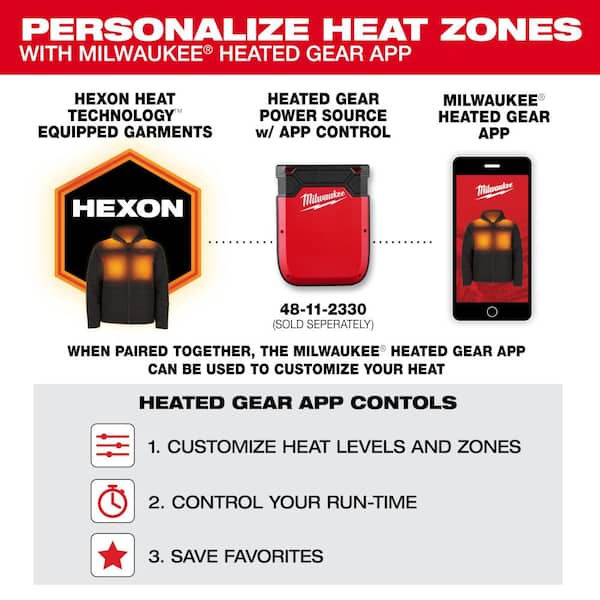 Milwaukee Men's 2X-Large M12 12V Lithium-Ion Cordless AXIS Brown Heated Vest Kit with (1) 2.0 Ah Battery and Charger