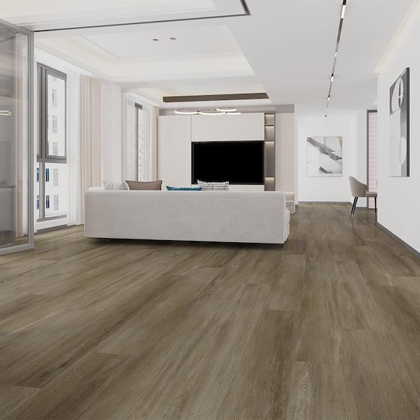 Piedmont 28 MIL x 9 in. W x 60 in. L Click Lock Waterproof Luxury Vinyl Plank Flooring (22.64 sq. ft./case)