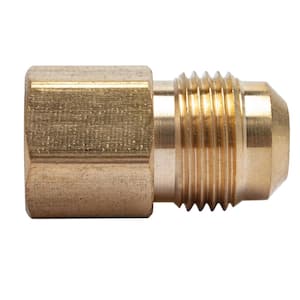 1/2 in. OD Flare x 3/8 in. FIP Brass Adapter Fitting (5-Pack)