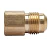 LTWFITTING 1/2 in. OD Flare x 3/8 in. FIP Brass Adapter Fitting (25-Pack)  HF468625 - The Home Depot