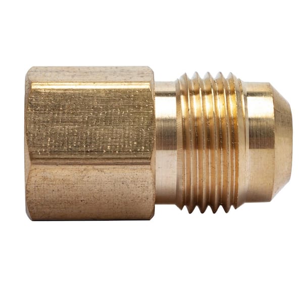 LTWFITTING 1/2-Inch OD 90 Degree Compression Union Elbow,Brass Compression  Fitting(Pack of 100)