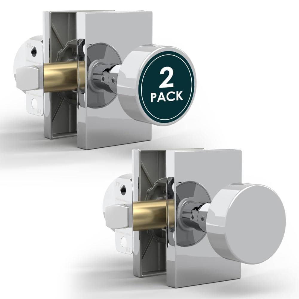 Laura Passage Door Handles - 2 Pack Reversible Interior Door Handle- Polished Chrome price history on PriceWatchPro