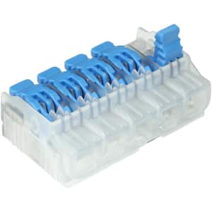 In-Sure Lever Wire Connector, 5-Port, 200/Jar