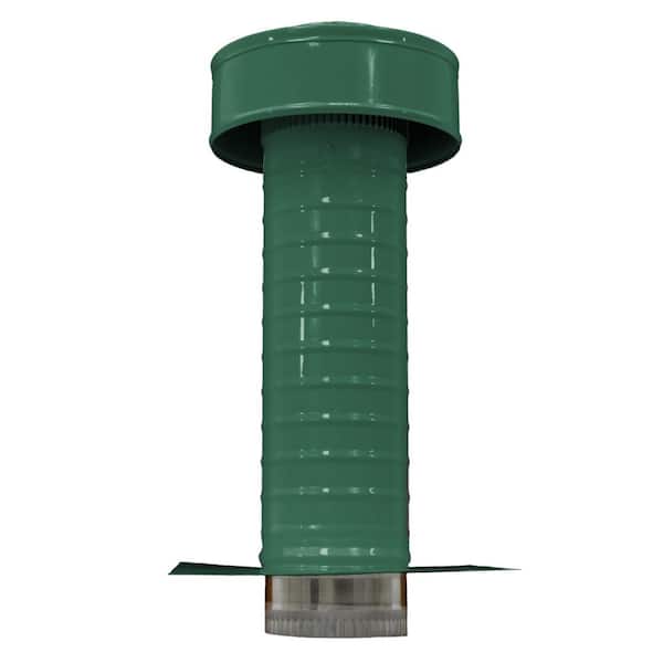 4 in. Dia. Aluminum Keepa Roof Jack in Green