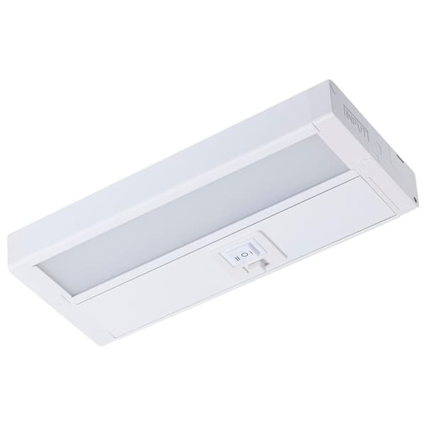 8 in. 5-Watt CCT Selectable Hardwired or Plug in White Integrated LED Linkable Under Cabinet Light