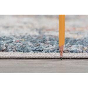Barclay Abstract Cream 8 ft. x 10 ft. Indoor Area Rug