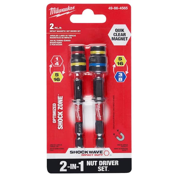 Milwaukee SHOCKWAVE Impact-Duty Quik-Clear 2-In-1 Alloy Steel