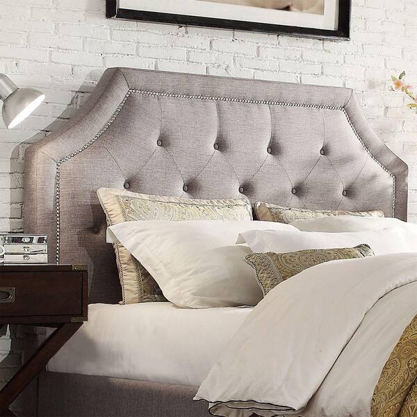 HomeSullivan Monarch Grey Queen Headboard