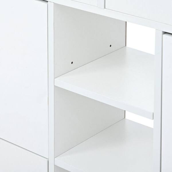 Yak About It® Double Door Shoe Cabinet - White