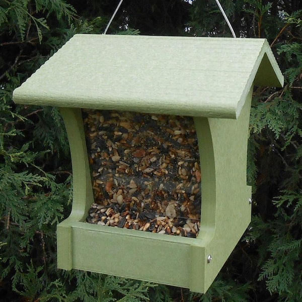 NewTechWood Nature's Friend Recycled Composite Birdhouse Feeder Bird-BH -  The Home Depot