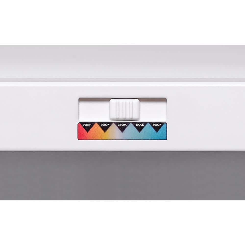 Lugano 48" White Glass LED Linear Flush Mount Light