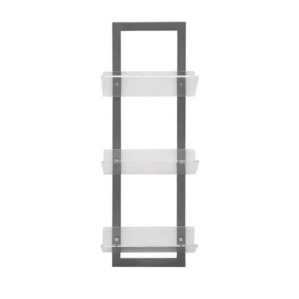 13 in. x 38 in. Brown Wood Farmhouse Wall Shelf