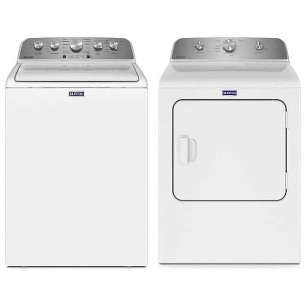 4.5 cu. ft. White Top Load Washer with Deep Water Wash and 7.0 cu. ft. Vented Dryer Set