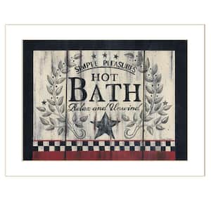 Hot Bath by Unknown 1 Piece Framed Graphic Print Typography Art Print 14 in. x 18 in. .