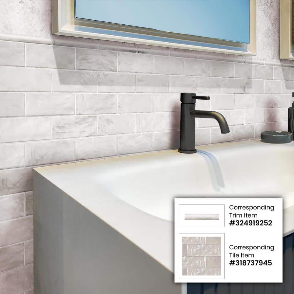 White 2.5x8 Matte Glossy Ceramic Subway Mosaic Tile