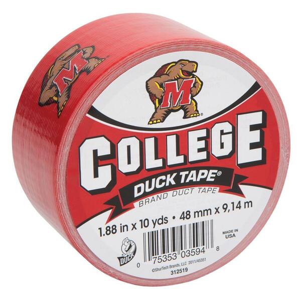 Duck College 1-7/8 in. x 10 yds. University of Maryland Duct Tape