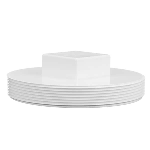 PVC S&D Cleanout Plug, 6 in. MPT