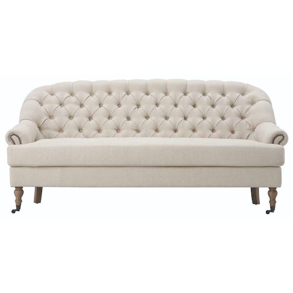 Home Decorators Collection Jessica Natural Textured Polyester Sofa