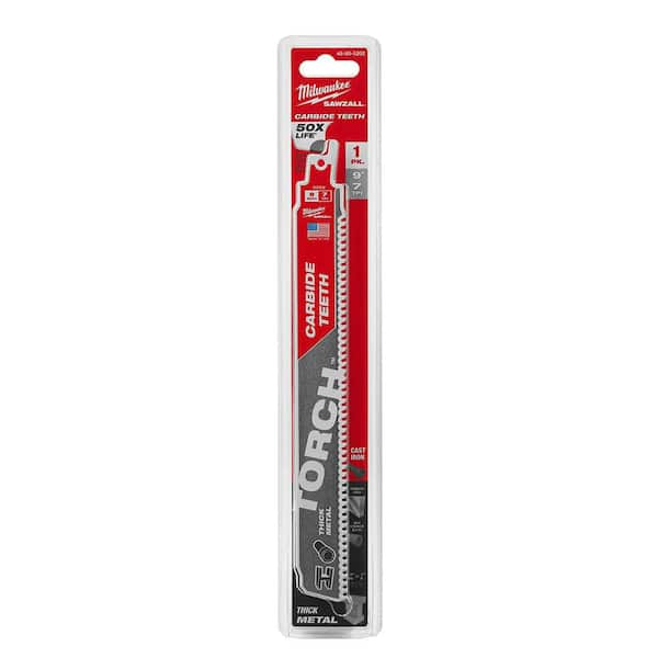 Milwaukee 48-00-5202 Sawzall Torch 9 in Carbide Blade