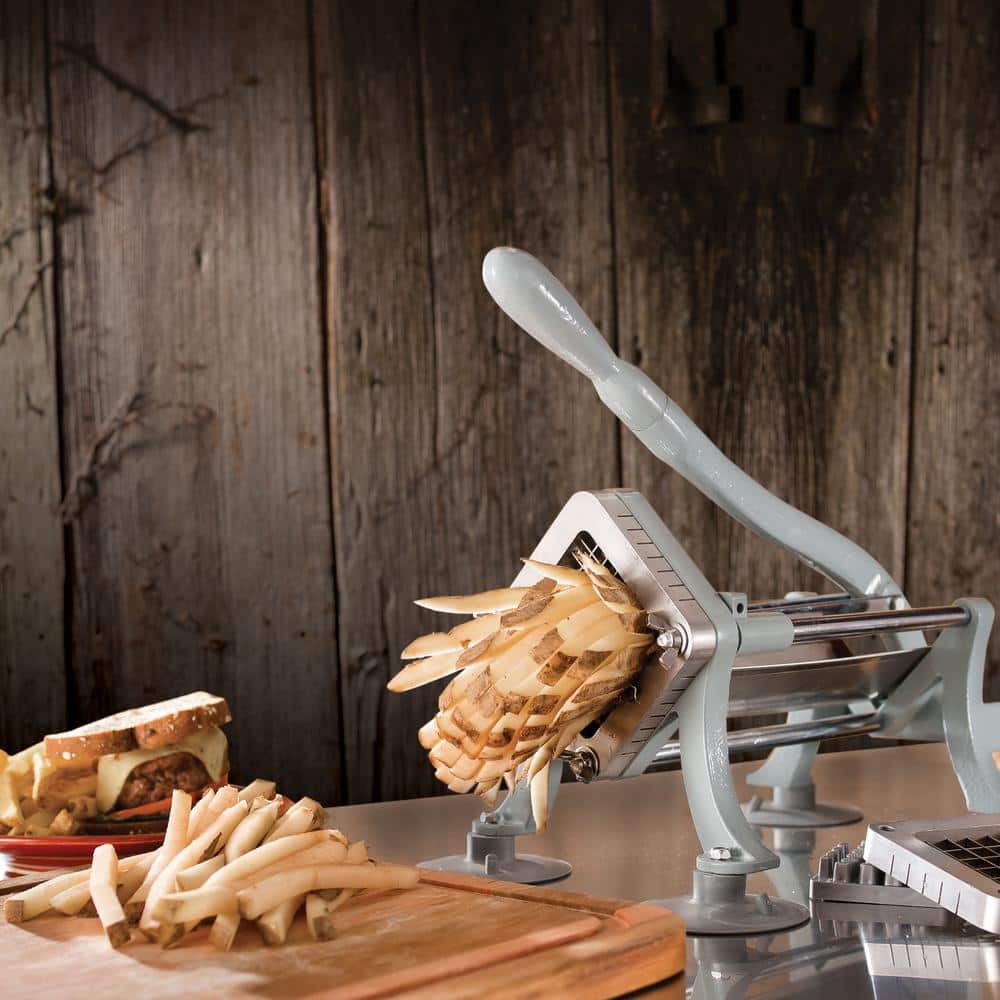 Heavy-Duty Gray Cast Iron Commercial French Fry Cutter