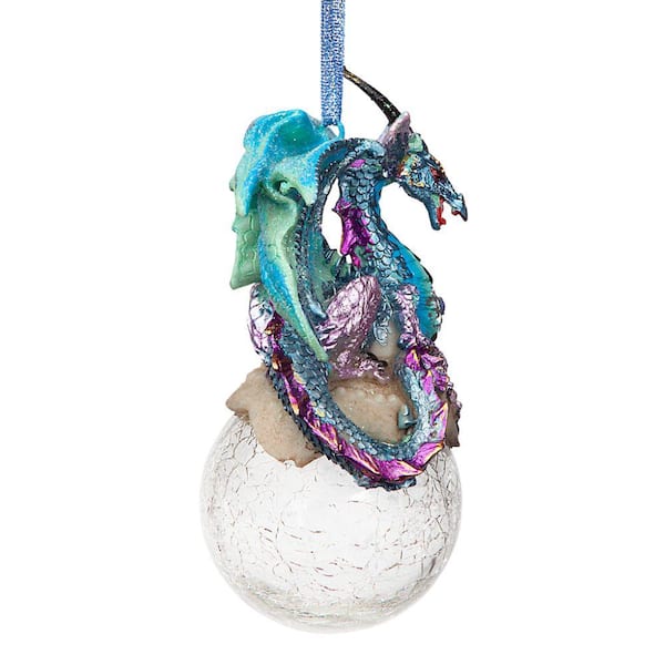 5 in. Frost, the Gothic Dragon Holiday Ornament