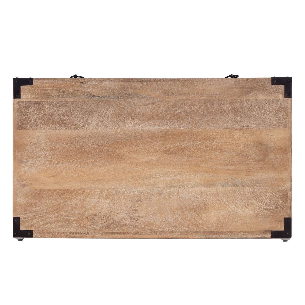 Forster 144'' Extra Deep Brown Campaign Chest with Ball Bearings