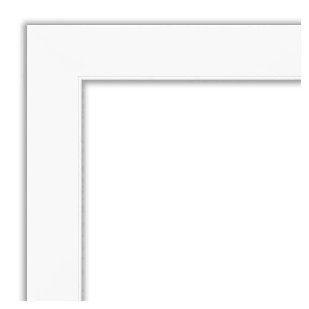 Cabinet White Matte Polystyrene Wall Picture Frame