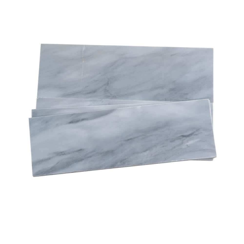 Duchess Gray 4" x 12" Honed Marble Subway Tile