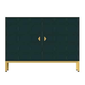 26.2 in. H Freestanding Storage Cabinet 2-Door Accent Cabinet in Green