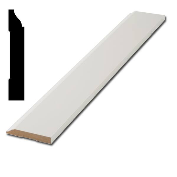 Kelleher WM 623 9/16 in. x 3-1/4 in. x 12 ft. MDF Base Moulding Pro ...
